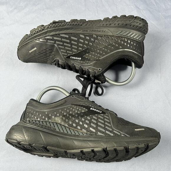 Brooks Adrenaline GTS 21 Women’s Size 7.5 Wide Black Running Shoes 1203291D020 - Picture 2 of 6